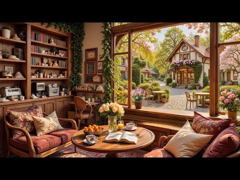 Morning Spring Jazz ☕🌸 Cozy February Café Ambience with Relaxing Jazz to Start Your Day