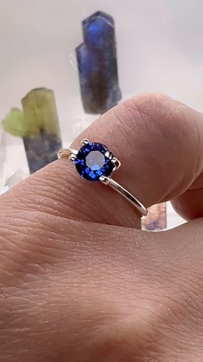 Tanzanite from Kenya, finished at 1.23 ct. The color is very saturated but still bright enough with a bit of sparkle. Next up is a study of inclusions in the first pieces that I have… #tanzanite #zoisite #Kenya #gems #gemstones #jewels #gemdesigner #lapidarist #gemcutter #lapidaryarts #faceting #gemcutting #blue #minerals | CSGemstones | Facebook