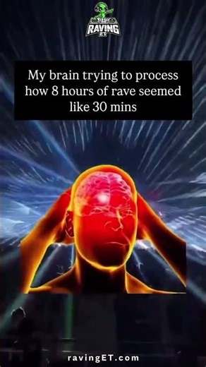 When 8 Hours of Rave Feels Like 30 Minutes 🤯 | Rave Meme