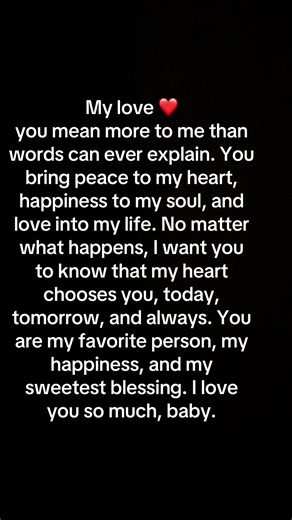 I Love You So Much, Baby: A Heartfelt Message for My Love