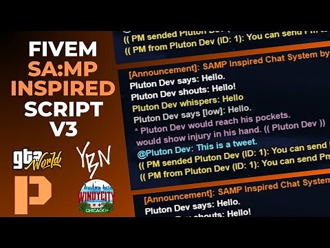 SAMP Inspired Chat V3 FiveM [QB/ESX] | (Voice & Texted based) YBN & GTA:W & Windy City Inspired