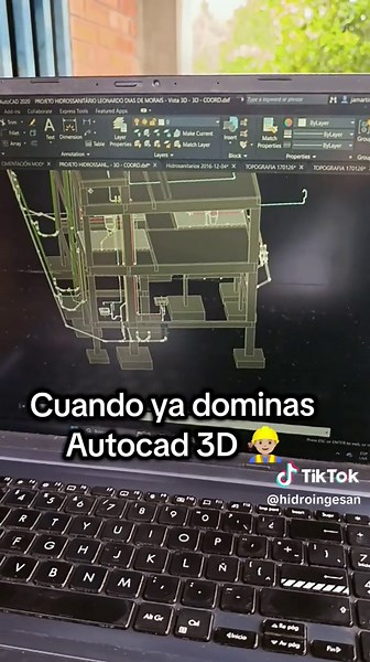 Domina Autocad 3D como un ingeniero civil