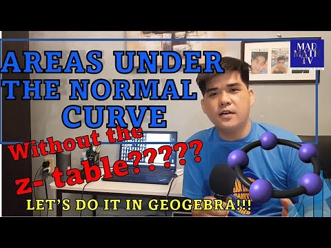 USING GEOGEBRA TO FIND THE AREAS UNDER THE NORMAL CURVE