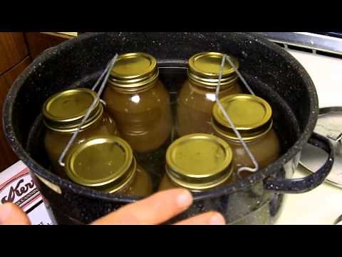 Home Canning in a Boiling Water Bath, Apple Juice