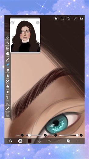 part 6 random drawing session|drawing eyebrows #ibispaint #tutorial #digitalart #skinblending #music