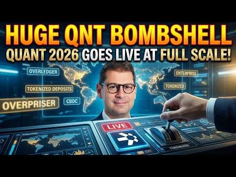 Quant 2026 Bombshell: QNT Overledger Production At Scale – Tokenized Deposits CBDC Live!