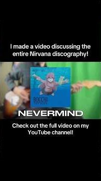 I listened to the entire Nirvana discography #nirvana #guitar #kurtcobain #grunge #music