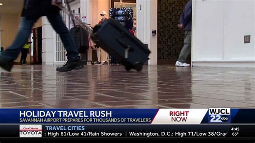 Thanksgiving Travel at the Savannah Hilton Head International Airport