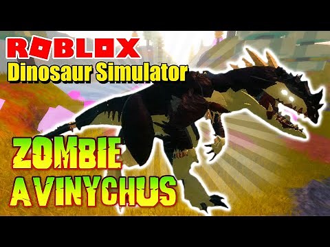 Roblox Dinosaur Simulator - ZOMBIE AVINYCHUS Showcase! ZOMVINYCHUS!