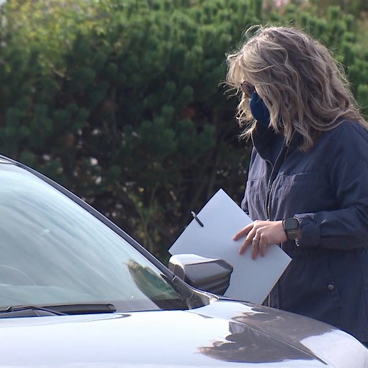This company, unlike many in Canada, is trying to hire workers during the pandemic. This is what Cooke Aquaculture's drive-thru job fair looked like in Saint John. | Follow us: www.cbc.ca/nb