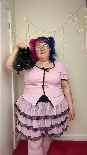 plus size kawaii outfit idea 🎀 #shorts #plussize #kawaii