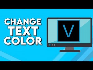How To Change Text Color on Sony Vegas Pro Tutorial For Begginers