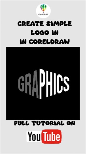 Madhav Corel on Instagram: "Create Simple Logo In Corel Draw #coreldrawdesign #coreldraw #graphicdesign"