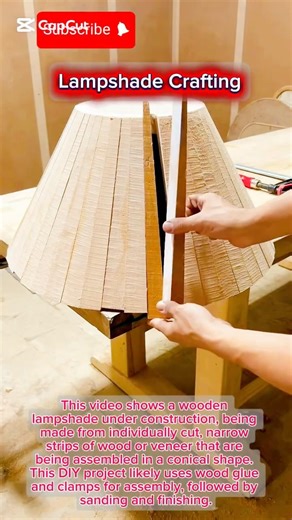 Watch This Wooden Lampshade Crafting