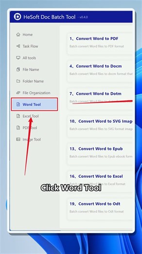 Batch convert Word files to XPS on Windows