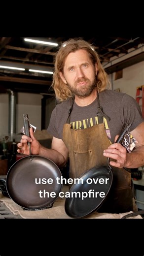 Heirloom Cookware handmade in Santa Barbara. Carbon Steel makes for the perfect cooking experience without the forever chemicals. | Santa Barbara Forge & Iron | Facebook