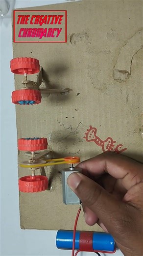 Motor and Wheel Connection Using Pulley | Simple Mechanical Power Transmission #experiment #dcmotor