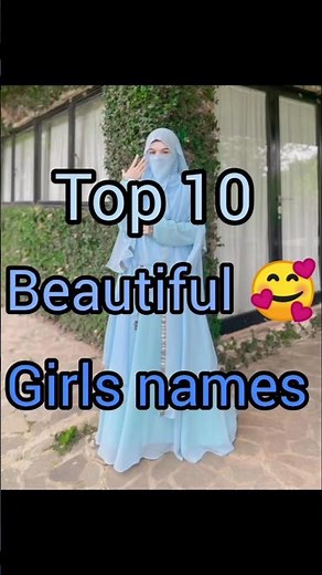Top 10 Beautiful Girls Names With Meanings 🌸✨