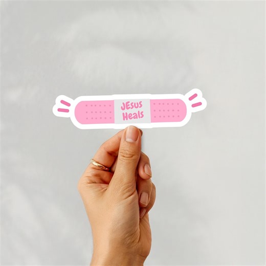Christian Sticker, Faith Sticker, Religious Decal, Bible Inspired Vinyl, Cute Aesthetic Sticker, Faith Based Gift, Christian Gift Idea - Etsy