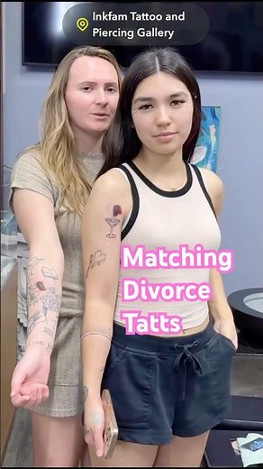 Matching Divorce Tattoos Are So 2025 - So You Surprise Her w a #blindfoldtattoo to Celebrate