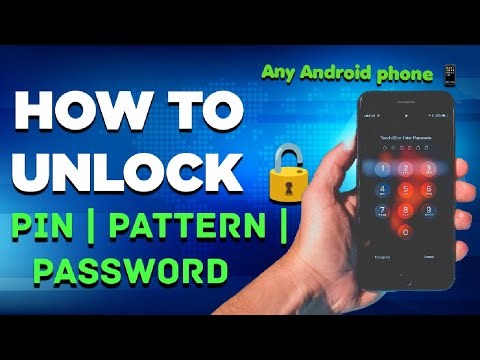 Camon remove forgotten pin, pettern password hard reset video