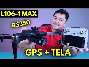 Drone 𝗟𝟭𝟬𝟲-𝟭 𝗠𝗔𝗫 - 𝗗𝗿𝗼𝗻𝗲 𝗕𝗮𝗿𝗮𝘁𝗼 With GPS and Control with Screen is Good?
