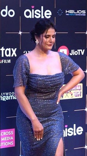 Zareen Khan, effortlessly blending glamour and confidence in a stunning gown #zareenkhan #hot #sexy