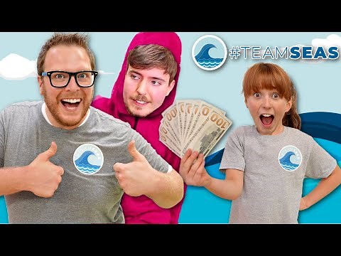 Playing Squid Game In Real Life with MrBeast #TEAMSEAS Challenge