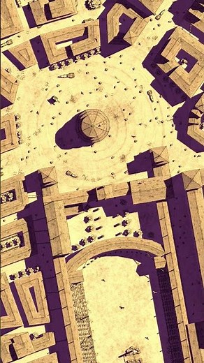I continued to work on my map inspired by ancient cities: Hippodrome with palace #dnd #ttrpg #map