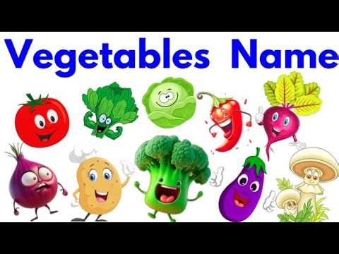 Vegetables Name in English | Learn Vegetable Names for Kids | English Vocabulary Video#vegetables