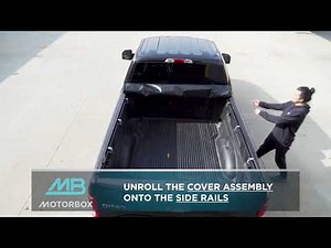🛻✨ Transform your truck with the Motorbox Soft Roll-up Tonneau Cover!