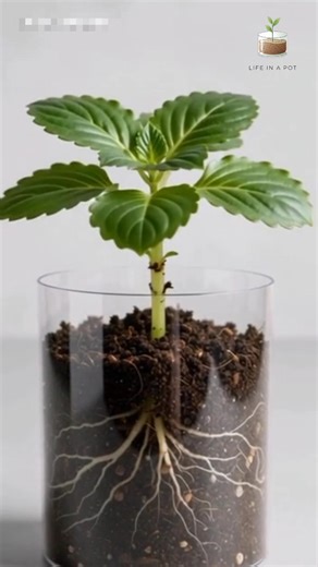 Impatiens 🌷 Growing Timelapse #ai #lifeinapot #naturetimelapse #plantgrowth #tranding #shorts