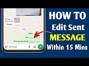 How to Edit Sent Messages on WhatsApp (Before It’s Too Late!) 📱🔥