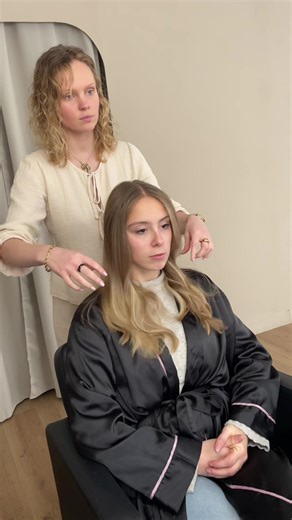 Techniques de balayage pour cheveux châtain