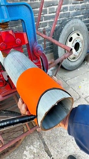 🔥📏 Saddle Point Lofting Template — Mark Perfect Pipe Joint Cuts Every Time!