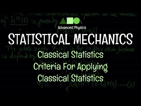 Statistical Mechanics - Classical Statistics : Criteria For Applying Classical Statistics