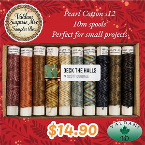 78 reactions · 5 comments | Perfect for introducing Valdani to your friends…or just for you! https://www.valdani.com/products/info/pearl-cotton-collections/2-valdani-surprise-mix-sampler-box | Valdani Threads | Facebook
