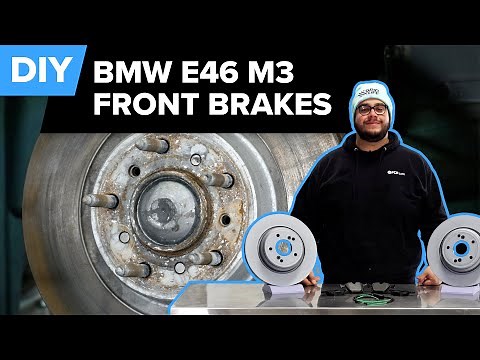 BMW E46 M3 Front Brake Pad & Rotor Replacement DIY