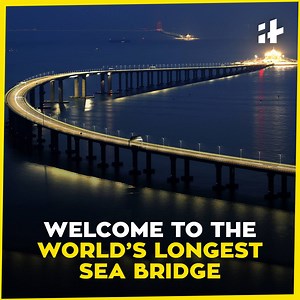 234K views · 1.3K shares | The Chinese President has officially inaugurated the world's longest sea bridge. | Indiatimes | Facebook