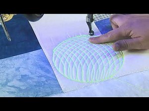 Curved Cross Hatching with our Arch Template - Learn with Linda's