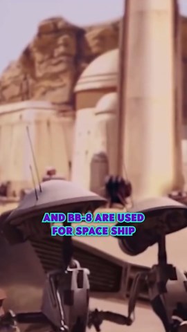 There are various types of droids in the Star Wars Galaxy. 🦾