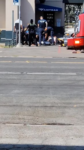 First responders are on the scene of a possible overdose related death at the Amtrak station. Unconfirmed. #stockton *This post does not promote illegal activity or harm to others but used for news purposes. Viewer discretion is advised. | 209 Times