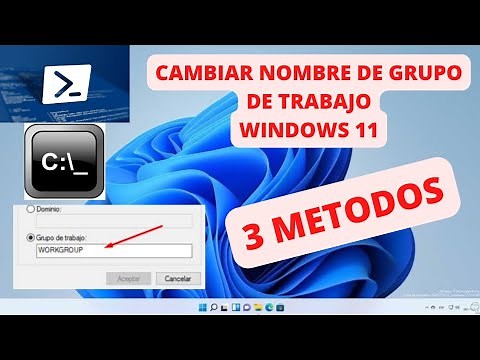 Configuración completa para cambiar el nombre del grupo de trabajo en Windows 11