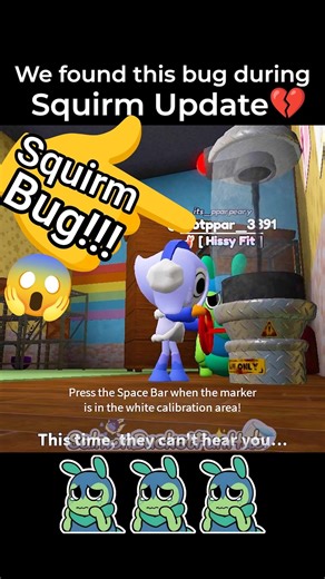 Squirm found new bug on Christmas Blot skin Dandy's World Squirm Update #dandysworld #roblox #update