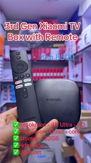 3rd Gen Xiaomi TV Box Features and Specs
