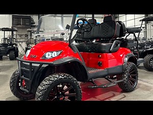 CUSTOM ICON EV i40L Electric Golf Cart LSV! WALK AROUND!