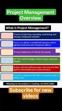 Project Management Overview | What is Project Management?
