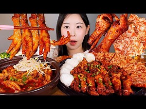 Chicken Feet Party Season 2🐔🦶🎉 Grilled Boneless Chicken Feet, Tulip Chicken Feet, Bone-in Spicy S...