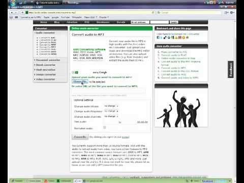 How to convert a QCP file to an MP3 file