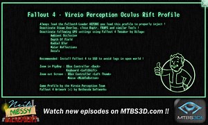 Exploring 'Fallout 4' In VR With Vireio Perception